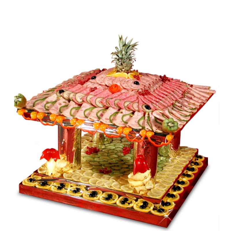 Présentoir décoration buffet temple