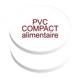 formats ronds pvc compact contact alimentaire de 5 mm d'épaisseur