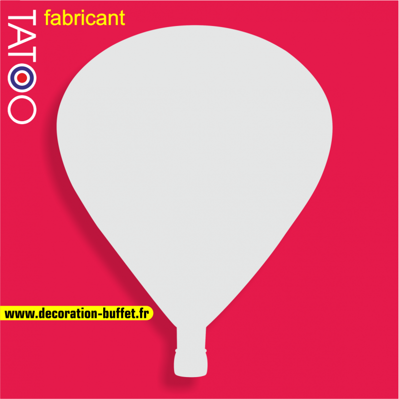 support polystyrène bonbons montgolfier ballon dirigeable