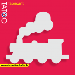 support polystyrène bonbons locomotive à vapeur - train