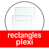 - rectangles plexi